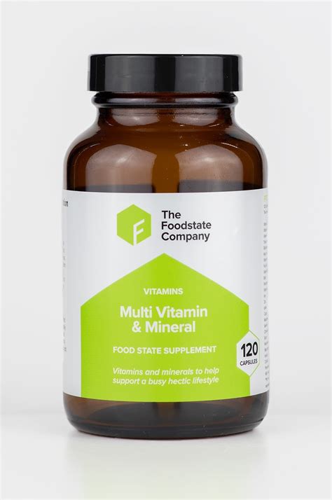 Natural Multi Vitamin And Mineral Supplement The Foodstate Company