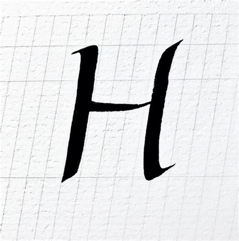 Instagramda Lettereec H Harfi 🏼 Reec Kaligrafi Calligraphy