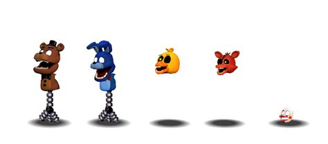 Fnaf 3 Standing Animatronics By Diegopegaso87 On Deviantart