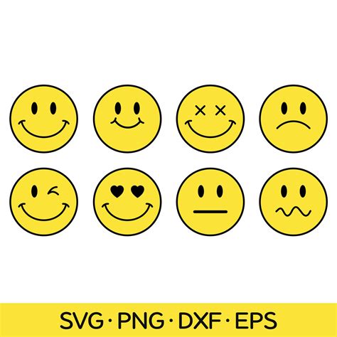 Smiley Face Svg Happy Face Svg Smiley Face Clipart Happy Etsy Image
