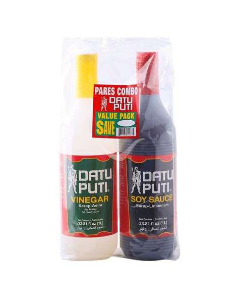 Datu Puti Value Pack Soy Sauce And Vinegar Corinthian Distributors