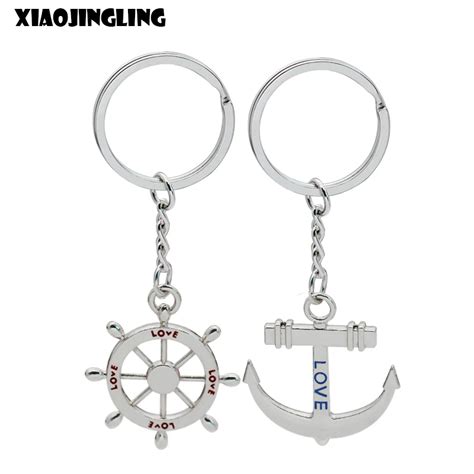 Xiaojingling 2017 2pcs Fashion Couple Keychain For Lovers Ts Trinket