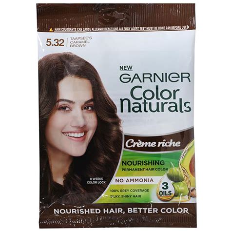Buy Garnier Color Naturals Creme Riche Nourishing Hair Color Taapsees Caramel Brown Ml