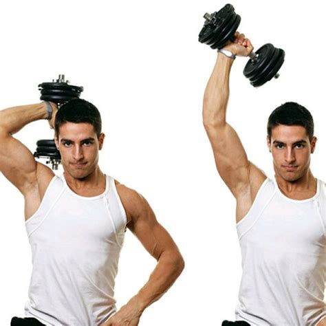 One Armed Overhead Dumbbell Triceps Extension