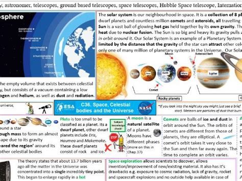 Space Celestial Bodies And The Universe Teaching Resources