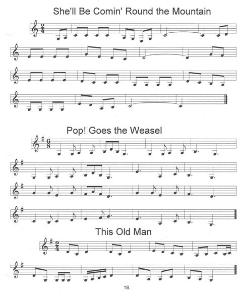 Easy Clarinet Songs Page 33 Clarinet Music Clarinet Songs