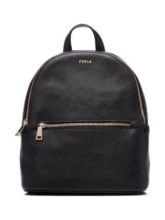 Furla Libera Logo Embossed Backpack Farfetch