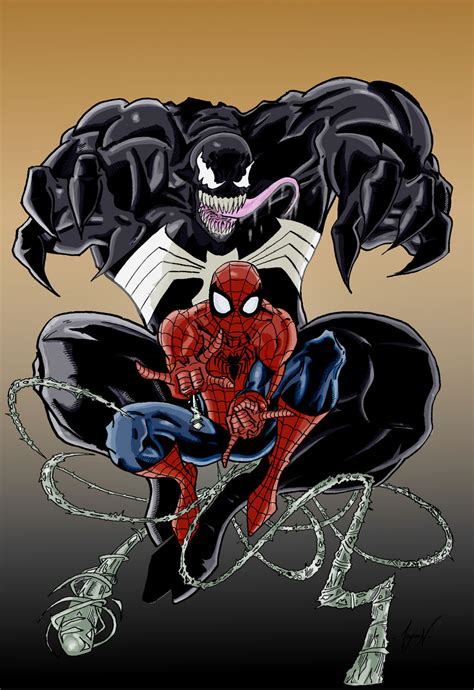Spider Man Vs Venom By Aerwoon On Deviantart