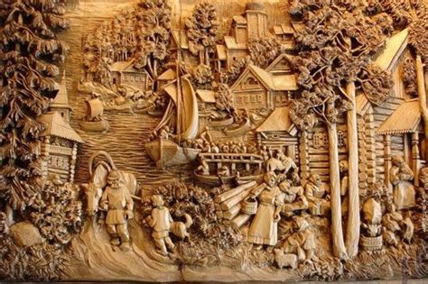 Kronid Gogolev Wood Carving Sculture In Legno Corna Di Cervo Legno