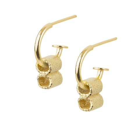Minimal Tube Earrings Ii Ola 3d Printed Jewelry