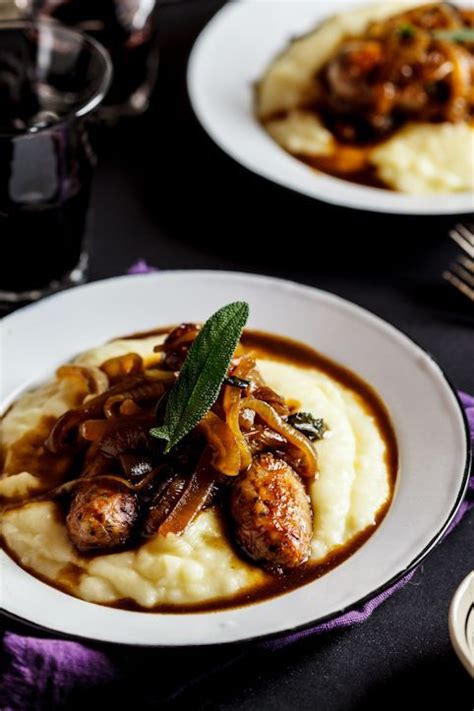 Check spelling or type a new query. Sage-roasted pork sausages on mash with the ultimate onion ...