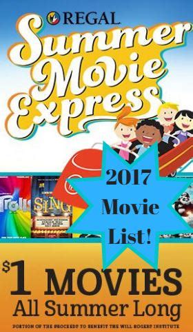 Formerly regal films has been in existence for more than 50 years and has crossed down to many generations of families of moviegoers. Regal Cinemas Summer Movie Express $1 Summer Movie List ...