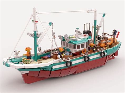The Great Fishing Boat Lego Boat Lego Ship Lego Projects