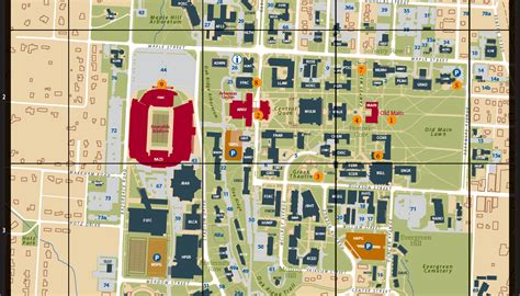 University Of Arkansas Campus Map Map Of The World