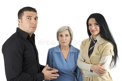 Group Of Three Business People Stock Images Image 7934154