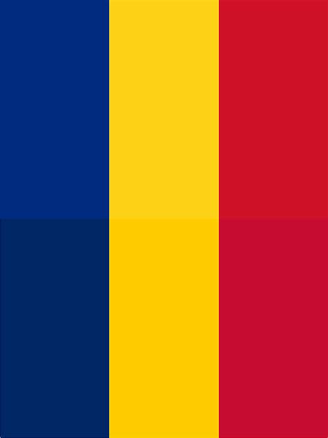 Flag Of Romania Vs Flag Of Chad Reurope