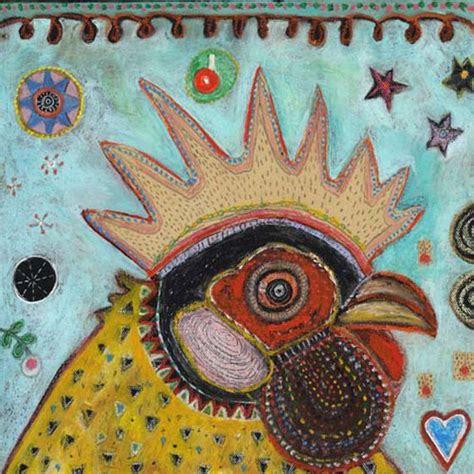 Jill Mayberg Bird Art Whimsical Art Modern Folk Art