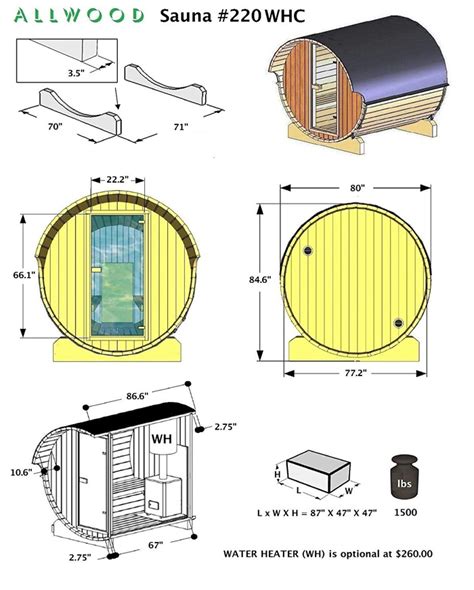 Now You Can Have Your Very Own 4 Person Barrel Sauna For