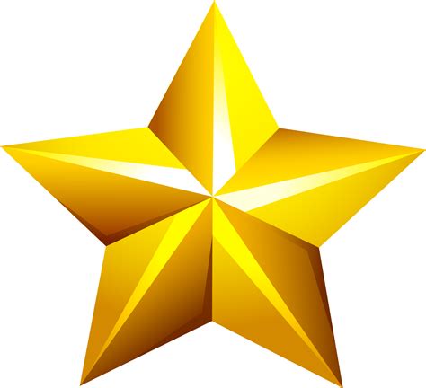 Golden Star Png Picture Black And White Golden Star Png Free