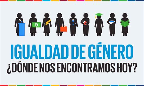 Infografía Igualdad de género Dónde nos encontramos hoy ONU Mujeres