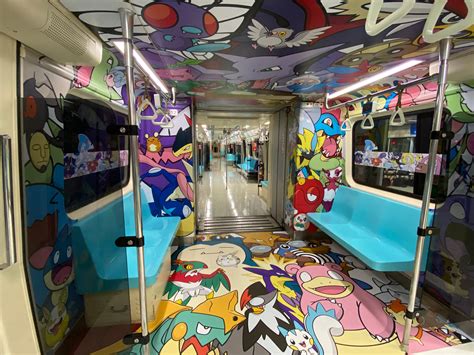 Taipei Metro MRT Bannan Line Pokémon Train Cars PocketMonsters Net