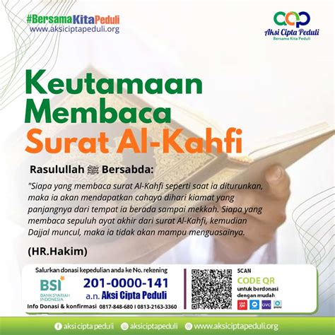 Keutamaan Membaca Surat Al Kahfi Abdullah Muadz