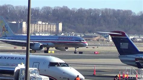 Dca Airplane Spotting American Airlines Boeing 757 And Us Airways