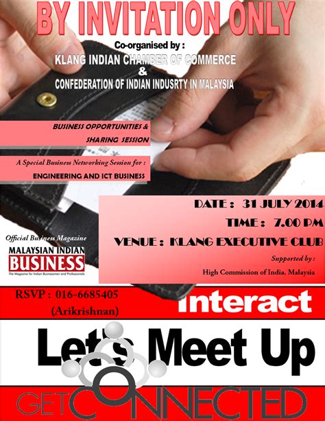 Lets Meet Up Get Connected With Indian Industry In Malaysia My