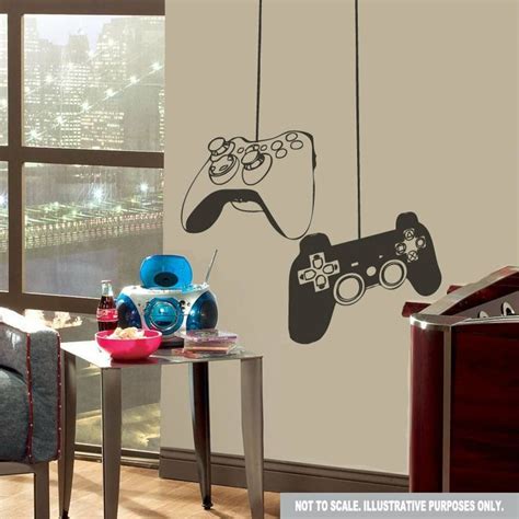 Gaming Game Ps3 Xbox Controller Wall Decal Sticker