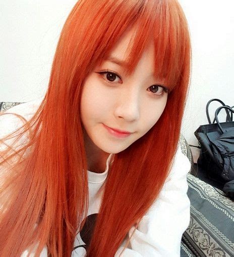 With short hair on the the asian undercut is one of the most popular hairstyles for asian hair. Appreciation Female idols with orange hair and bangs: A ...