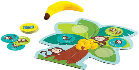 Included in the game is a bean bag banana that adds to the fun and learning. Monkey Around Game - The Learning Post Toys