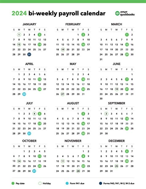 Payroll Calendar 2024 Year Elana Harmony