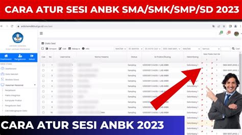 Cara Atur Sesi Anbk 2023 Anbk 2023 Youtube