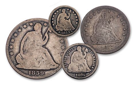 18371891 Seated Liberty 4 Pc Mint Mark Set