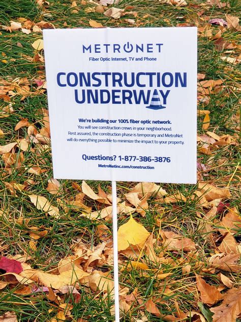 Metronet sign in my yard : r/Metronet