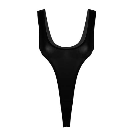 womens see through one piece swimwear sexy super high cut thong leotard bodysuit ebay