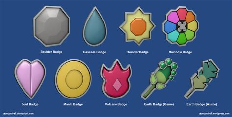 Some Different Shapes And Sizes Of Items On A Blue Background