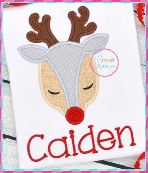 Reindeer Applique Creative Appliques Machine Embroidery Designs