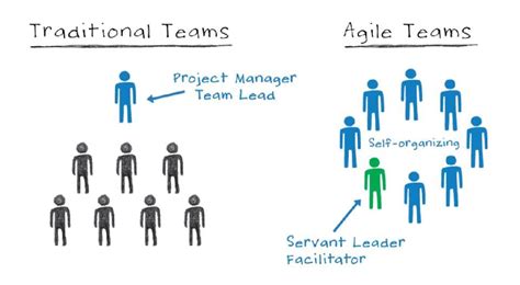 Traditional Teams Vs Agile Teams Lider Docencia Trabajos Escolares