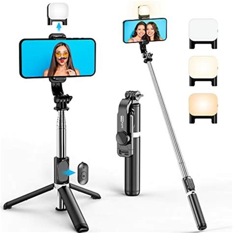 Selfie Stick Stativ 360°rotation 3 In 1 Selfiestick Mit Fernbedienung