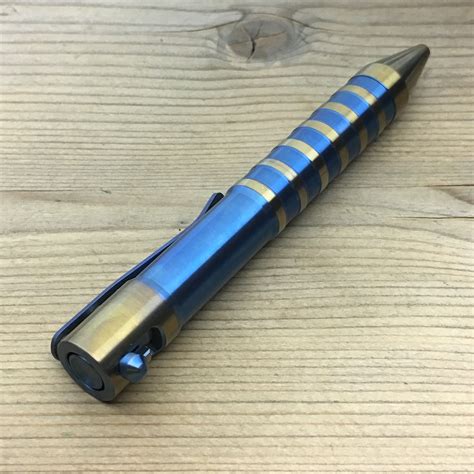 Custom Titanium Ballpoint Pen Cal 50 By Böker