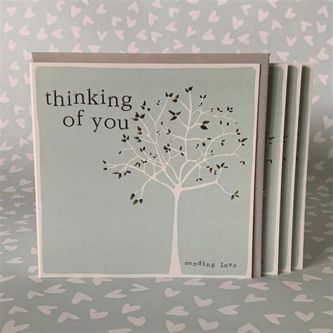 Thinking Of You Sending Love Card By Molly Mae