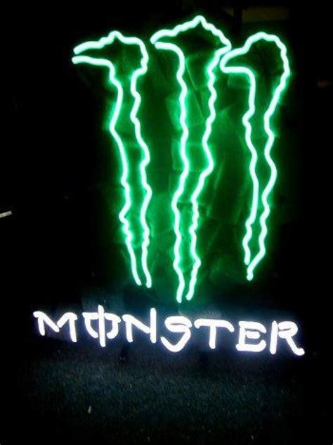 Monster Logo Sign Neon Light Neon Signs Monster Energy Neon Light Signs