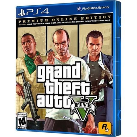 Game Grand Theft Auto V Premium Online Edition Playstation 4