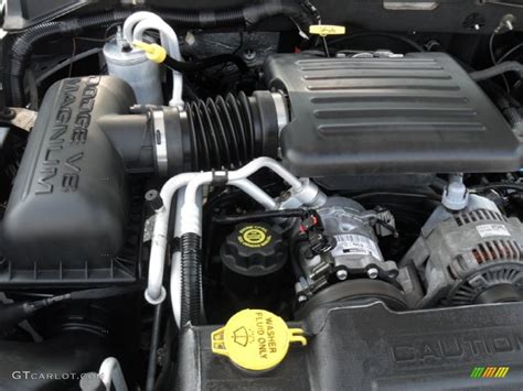 2003 Dodge Dakota Sport Quad Cab 4x4 47 Liter Sohc 16 Valve V8 Engine