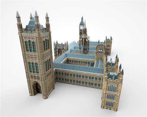 Modelo 3d Abadía De Westminster Palacio De Westminster House Of