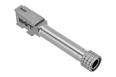 Backup Tactical Threaded Barrel For Glock 43 Pistols Stainless Steel