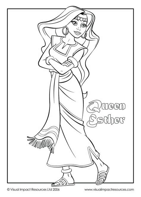 Story Of Queen Esther For Kids - Coloring Home