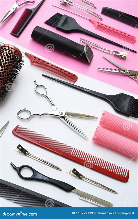 Set Of Professional Hairdresser Tools Stock Image Image Of Tools
