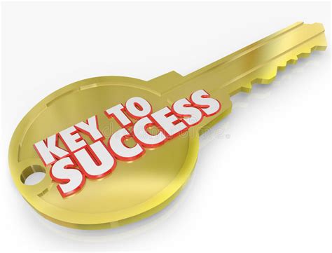 Key To Success Open Successful Career Life Stock Illustration